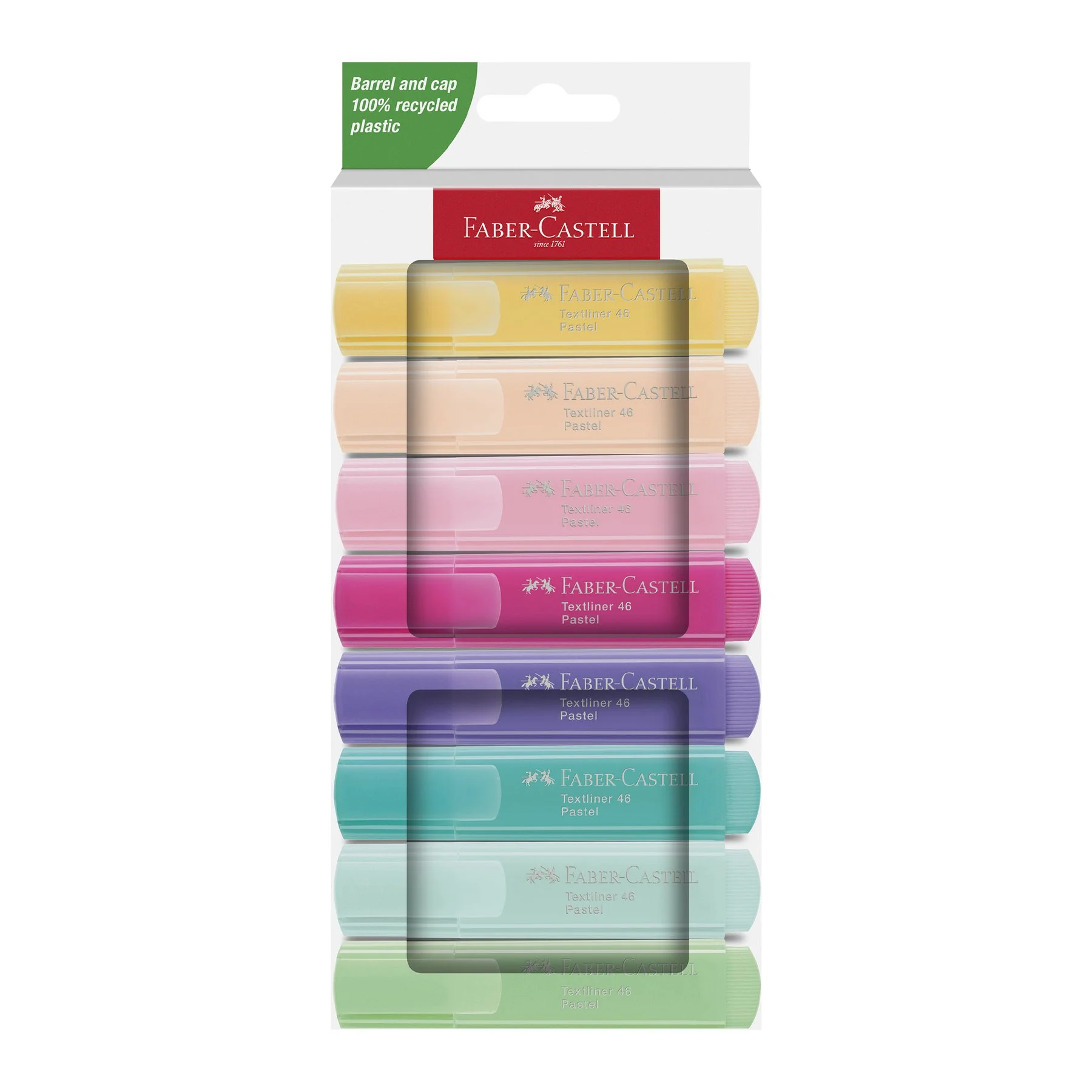 Faber-Castell Highlighter 1546, pastel, 8 colors