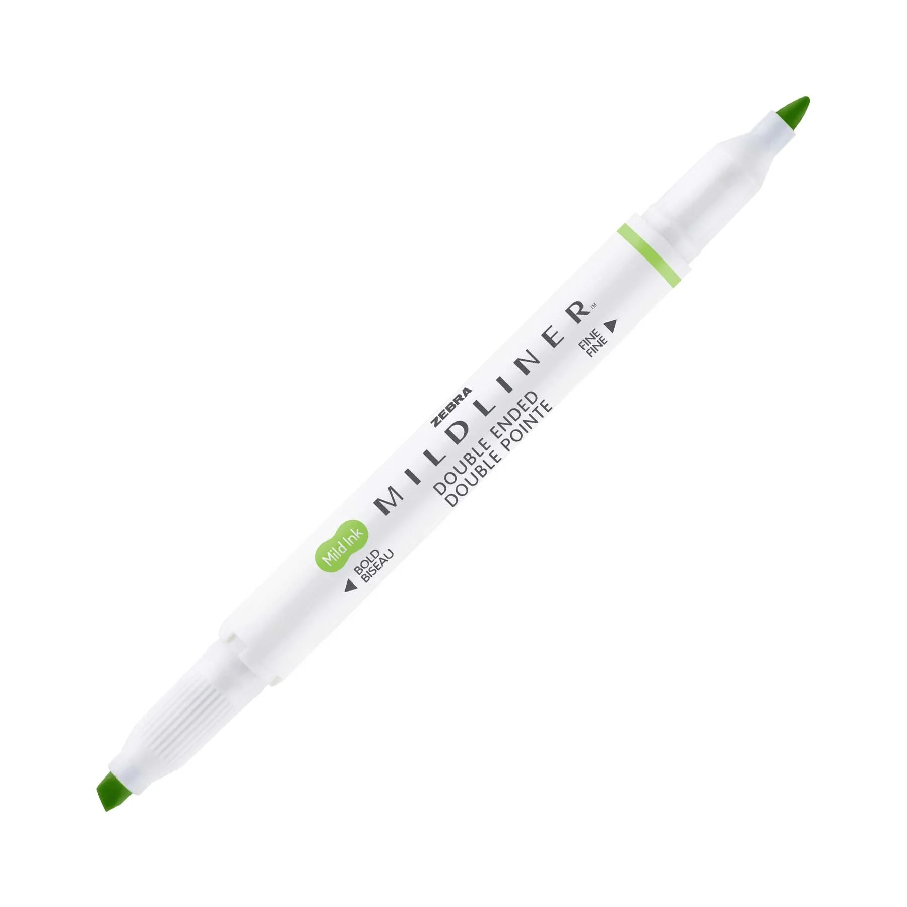 Zebra Highlighter Mildliner Cool & Refined, dual, green