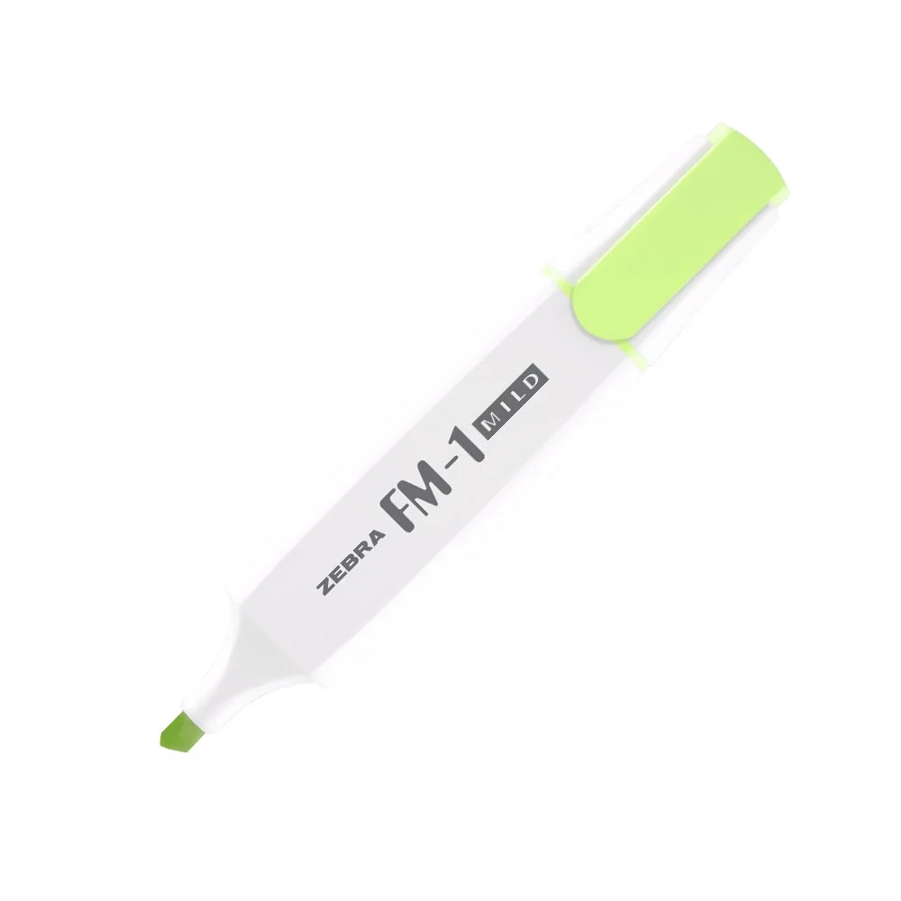 Zebra Highlighter FM-1 Mild, 3.5 mm, green