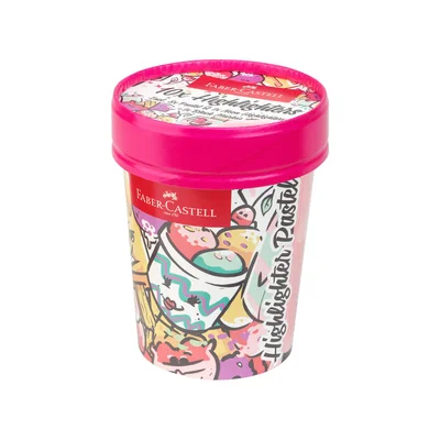 Highlighters Faber-Castell 1546 Ice Cream, pastel colors, set of 10
