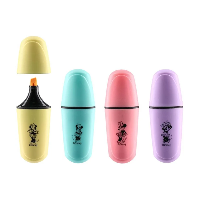 Best Buy 303 Mini Highlighter, Minnie Mouse, 4 pastel colours