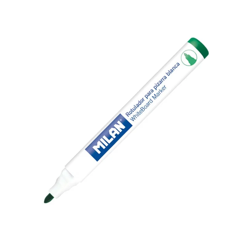 Milan Whiteboard Marker, round, green