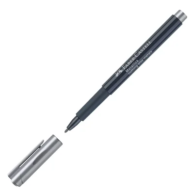 Faber-Castell Metallic marker, bullet, 1.5 mm, silver
