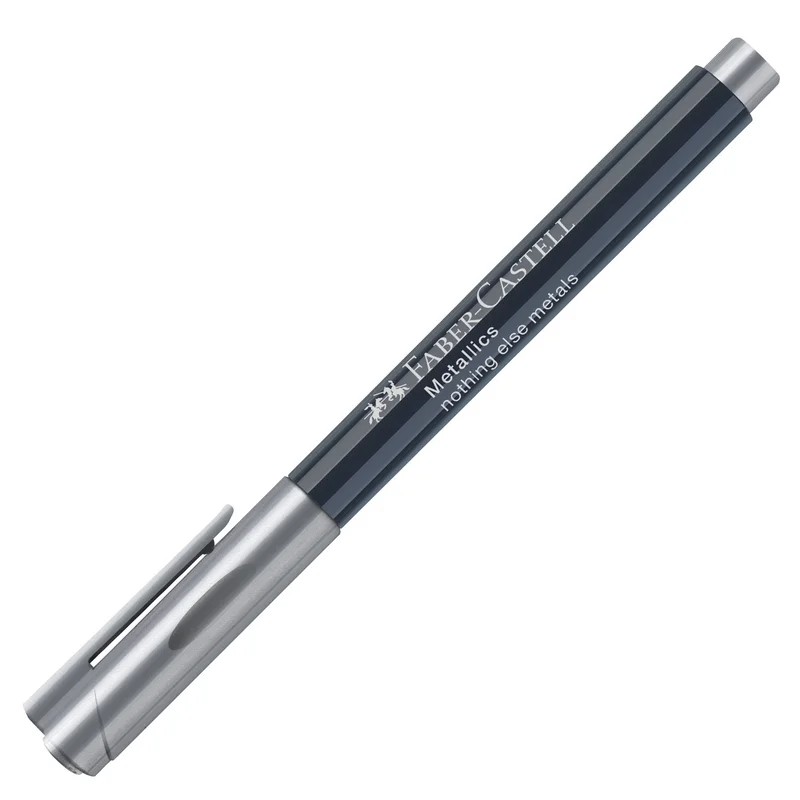 Faber-Castell Metallic marker, bullet, 1.5 mm, silver