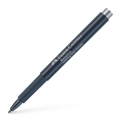 Faber-Castell Metallic marker, bullet, 1.5 mm, silver