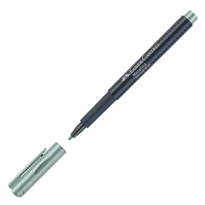 Faber-Castell Marker, round, 1.5 mm, metallic, light blue