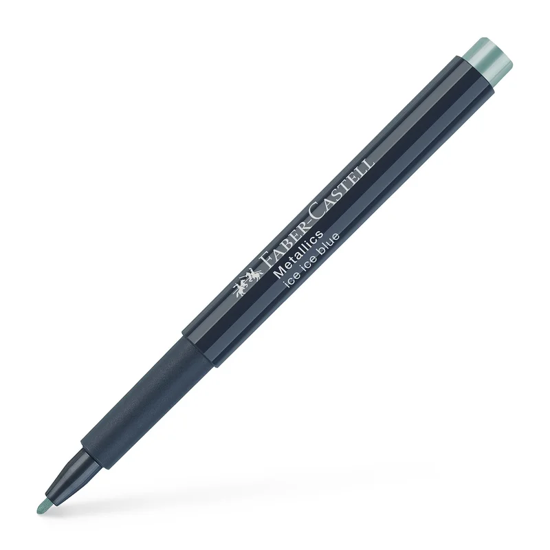 Faber-Castell Marker, round, 1.5 mm, metallic, light blue