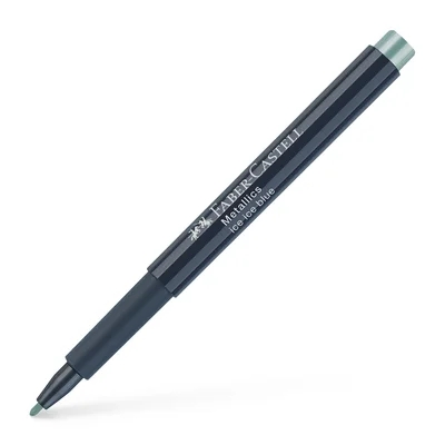 Faber-Castell Marker, round, 1.5 mm, metallic, light blue