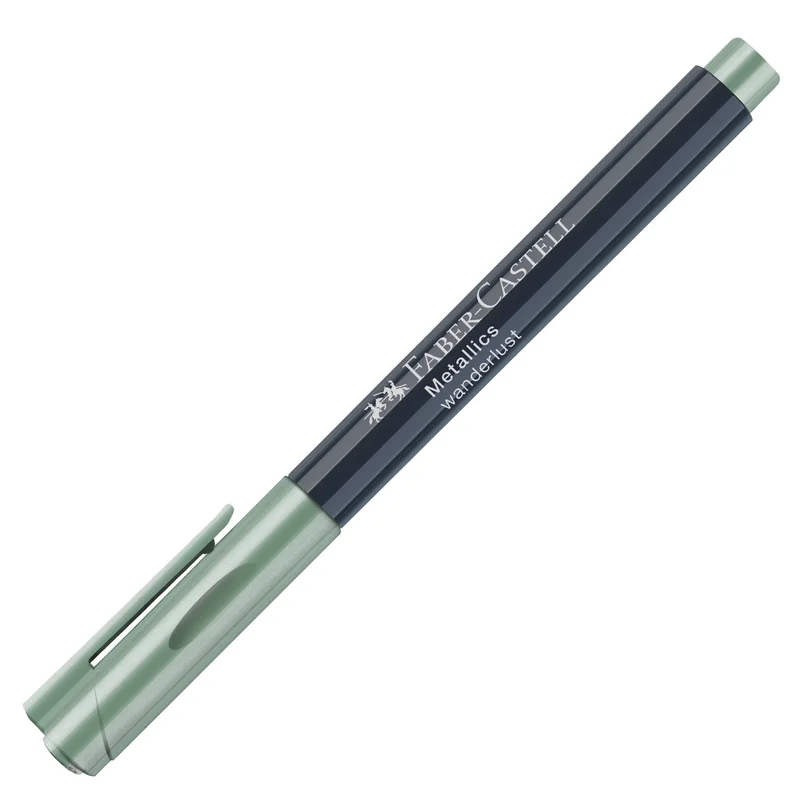 Faber-Castell Marker, round, 1.5 mm, metallic, light green
