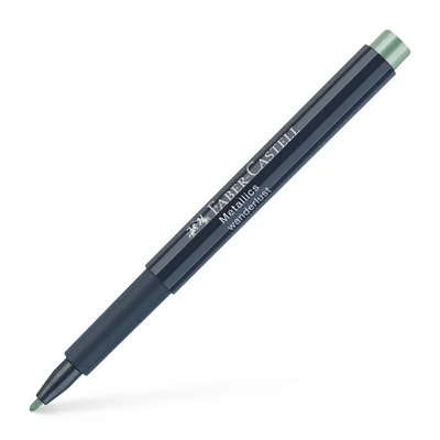 Faber-Castell Marker, round, 1.5 mm, metallic, light green