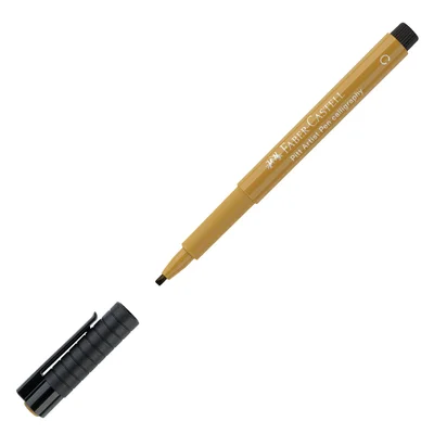 Faber-Castell Marker Pitt Artist, 268, calligraphy, green gold