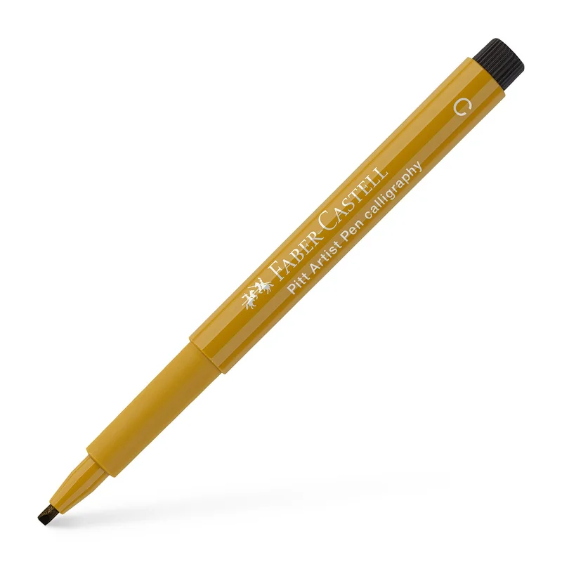 Faber-Castell Marker Pitt Artist, 268, calligraphy, green gold