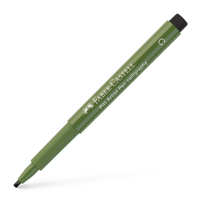 Faber-Castell Marker Pitt Artist, 174, calligraphy, chromium green