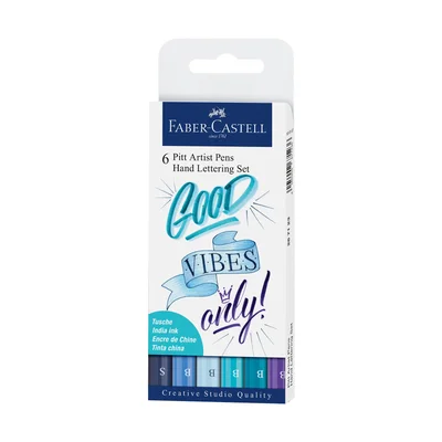Faber-Castell Brush marker Pitt Artist Creative, 6 blue colors