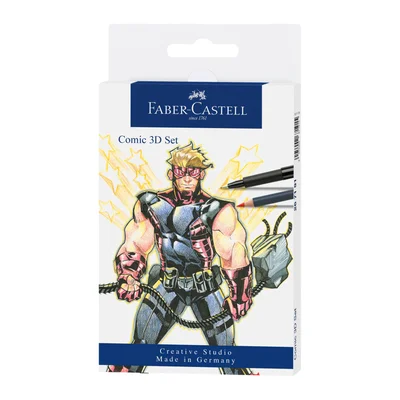 Faber-Castell Pitt Comic 3D set, 11 pcs