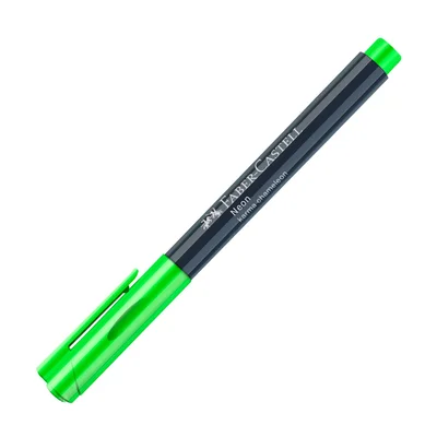 Faber-Castell Marker, round, 1.5 mm, neon green