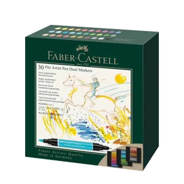 Faber-Castell Marker Dual, 30 colors