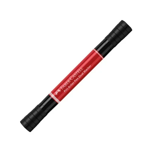 Faber-Castell Marker Pitt Artist Dual, No. 219, deep scarlet red