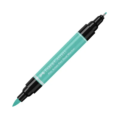 Faber-Castell Pitt Artist Dual marker, No. 161, phthalo green