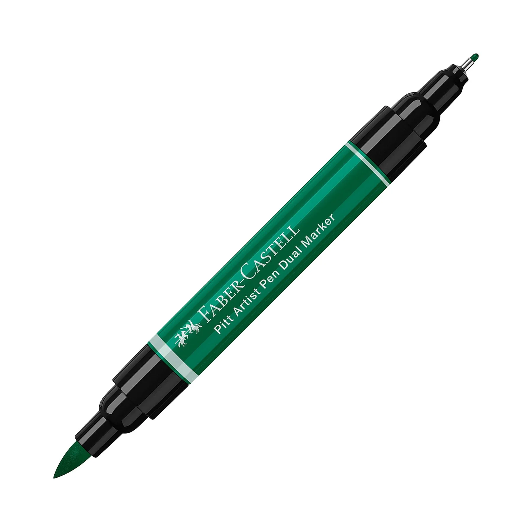 Faber-Castell Marker Pitt Artist Dual, No. 264, phthalo dark green