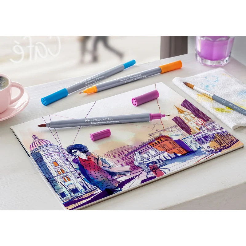 Faber-Castell Marker Goldfaber A.Dual, No. 248, marine blue