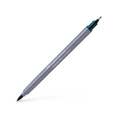 Faber-Castell Marker Goldfaber A.Dual, No. 158, dark cobalt green