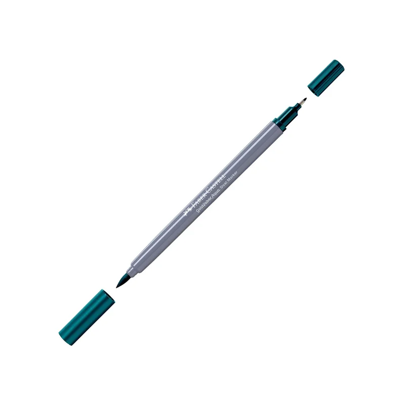 Faber-Castell Marker Goldfaber A.Dual, No. 158, dark cobalt green