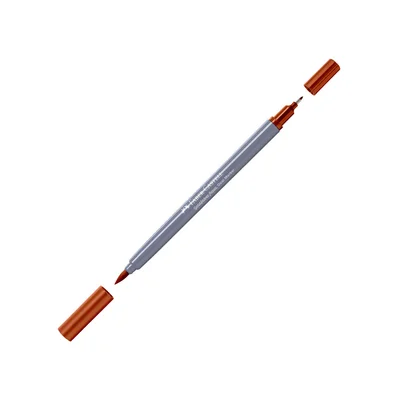Faber-Castell Marker Goldfaber A.Dual, No. 187, burnt ochre