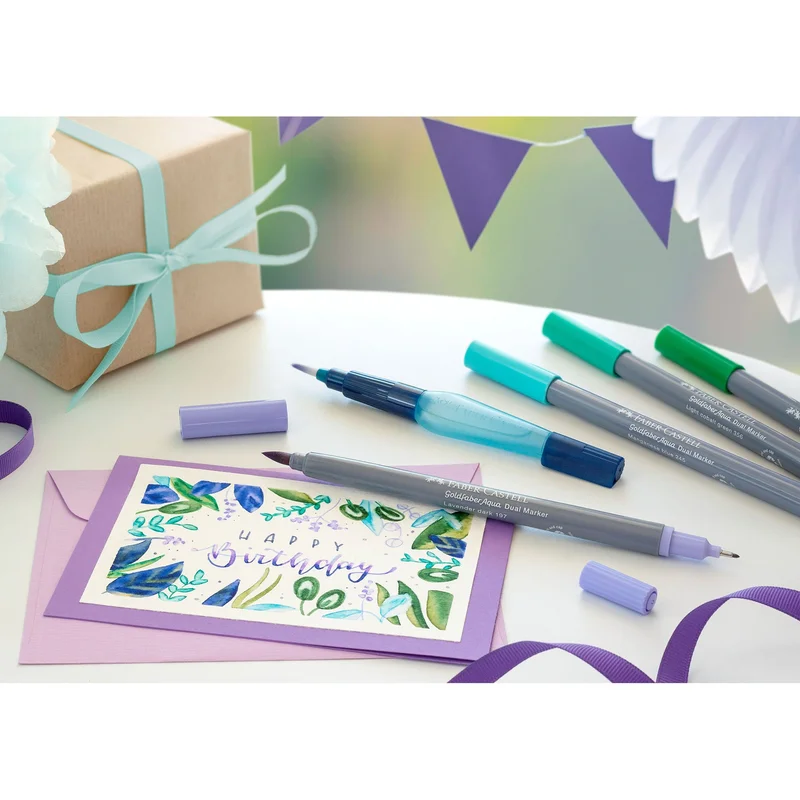 Faber-Castell Marker Goldfaber A.Dual, No.197, dark lavender
