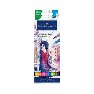 Faber-Castell Marker Goldfaber A.Dual, 6 colors