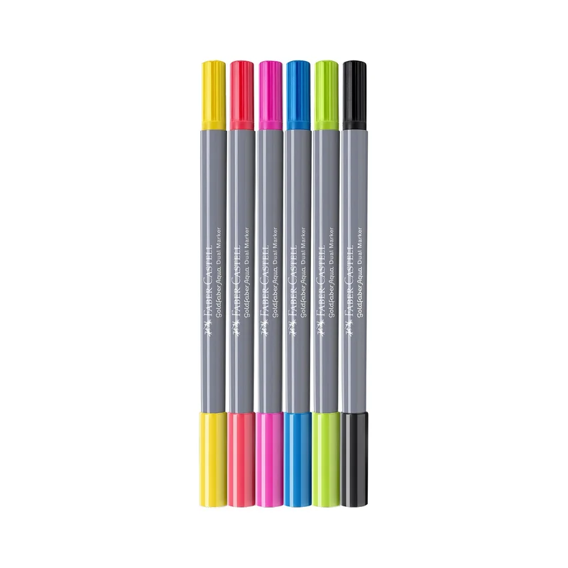 Faber-Castell Marker Goldfaber A.Dual, 6 colors