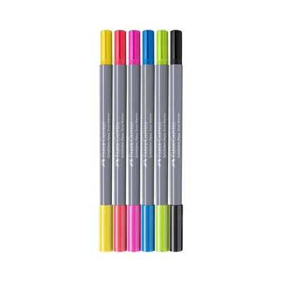 Faber-Castell Marker Goldfaber A.Dual, 6 colors