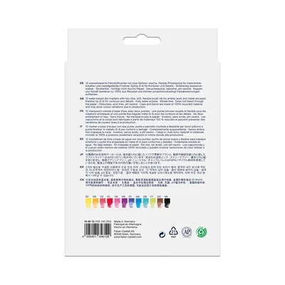 Faber-Castell Marker Goldfaber A.Dual, 12 Colours