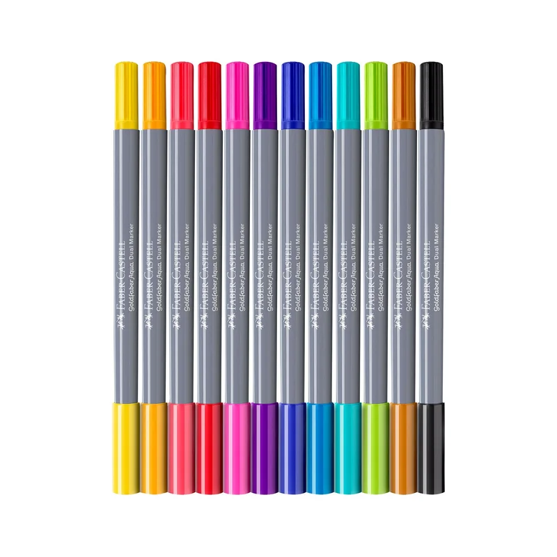 Faber-Castell Marker Goldfaber A.Dual, 12 Colours