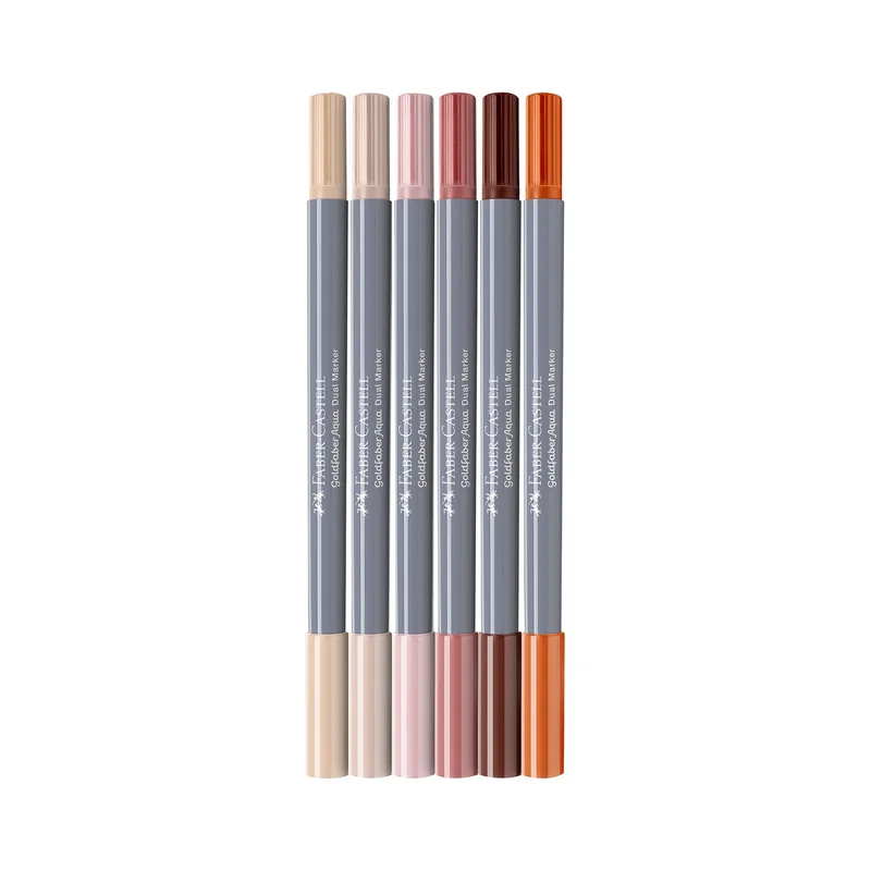 Faber-Castell Marker Goldfaber A.Dual, portrait, 6 pieces