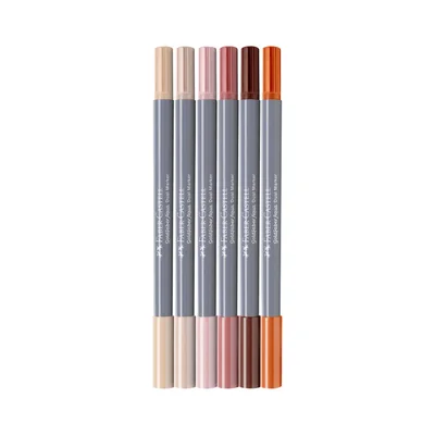 Faber-Castell Marker Goldfaber A.Dual, portrait, 6 pieces