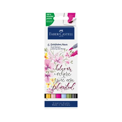 Faber-Castell Marker Goldfaber A.Dual, lettering, 6 pcs