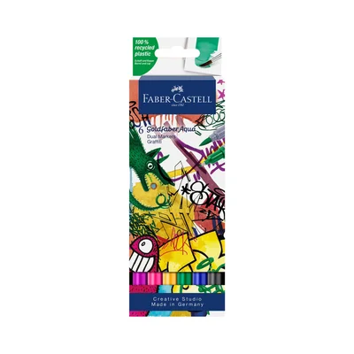 Faber-Castell Goldfaber A.Dual Marker, graffiti, 6 pcs