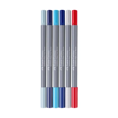 Faber-Castell Маркер Goldfaber A.Dual - Seaside, 6 броя