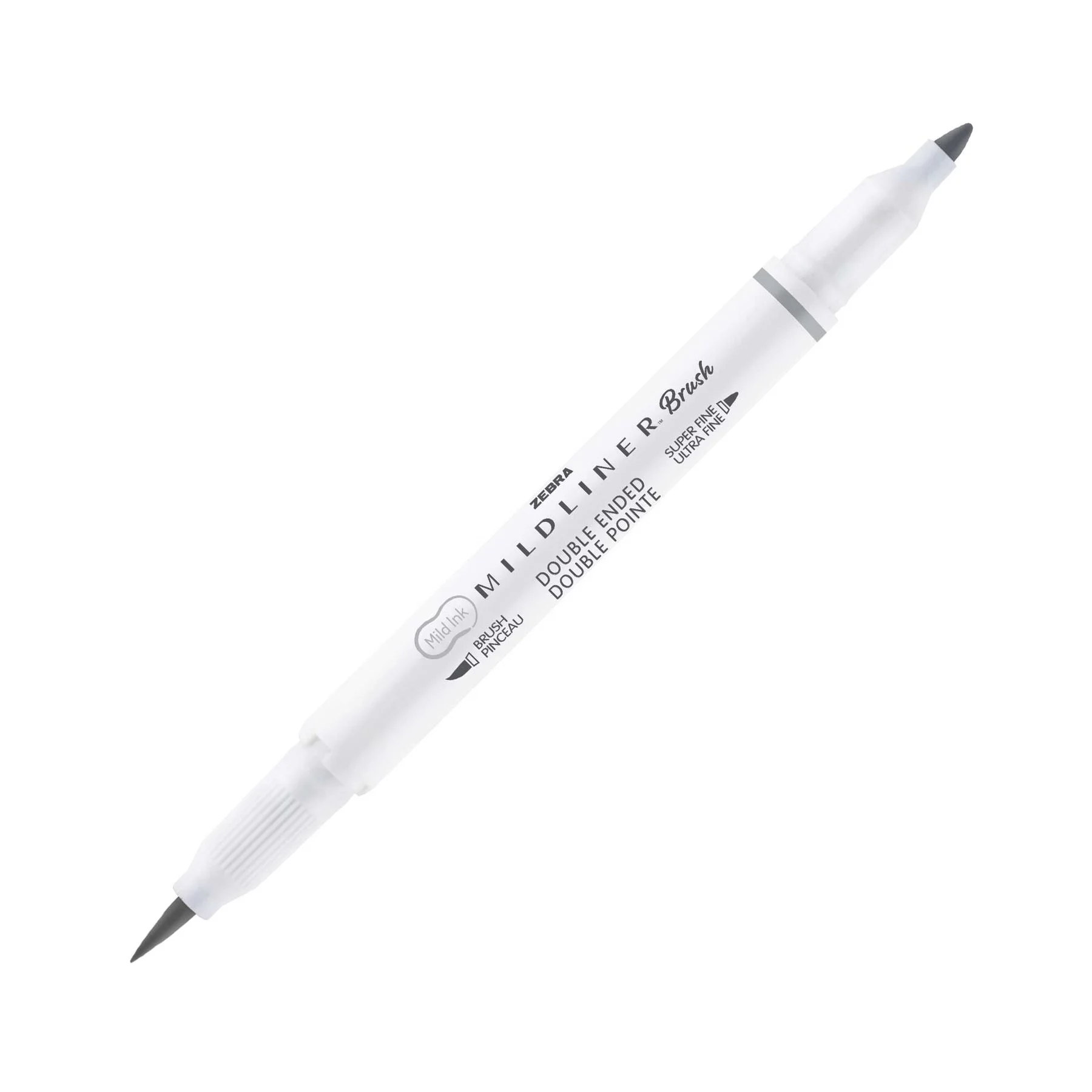 Zebra Mildliner Brush&Marker Cool & Refined, gray