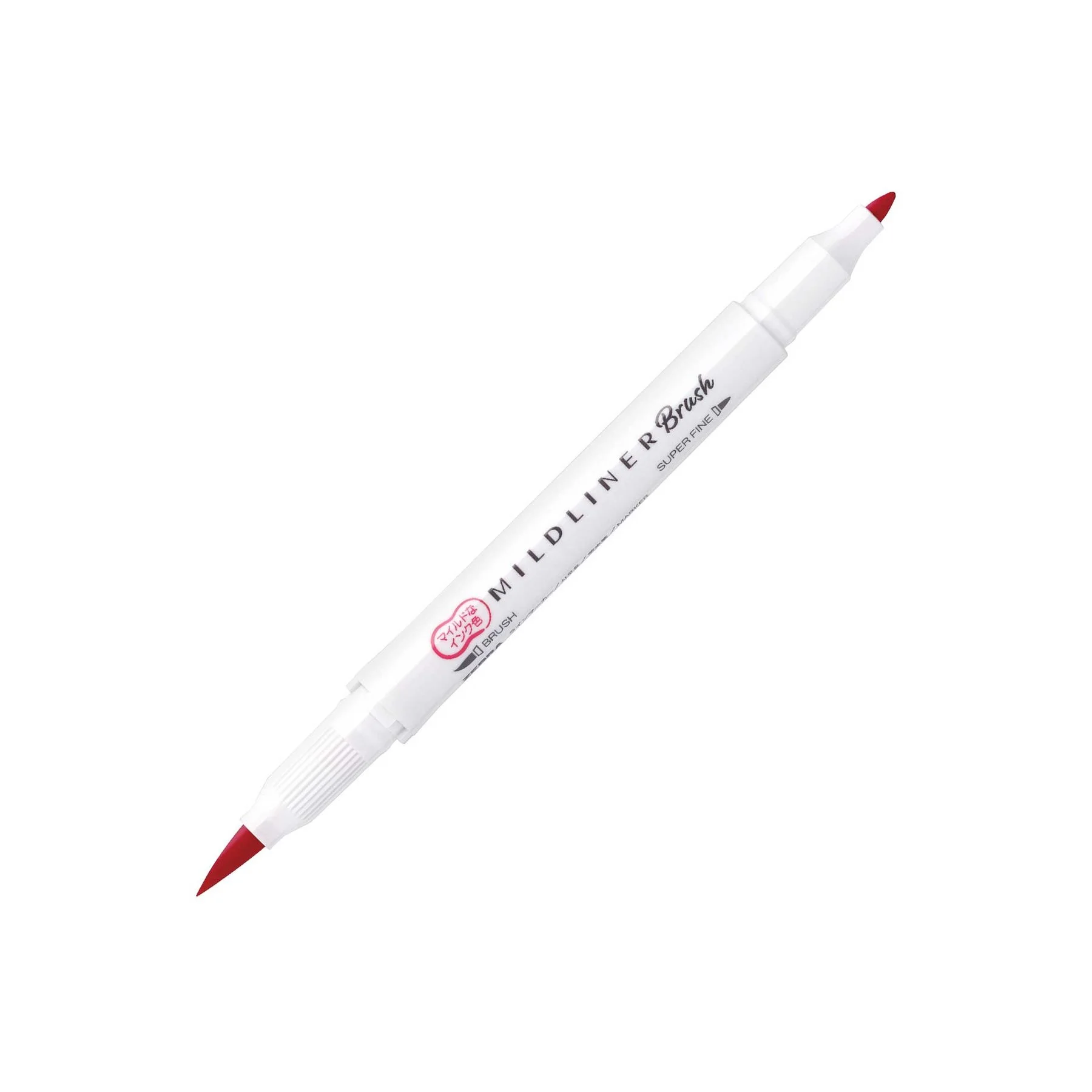 Zebra Brush Marker Mildliner Brush&Marker Cool & Refined, red