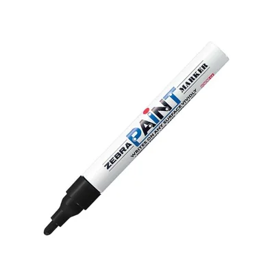 Zebra Permanent Marker Paint Marker, 3.0 mm, black