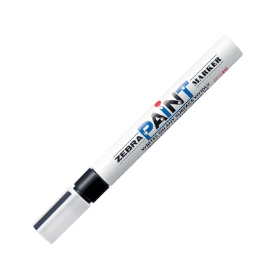 Zebra Permanent Marker Paint Marker, 3.0 mm, black