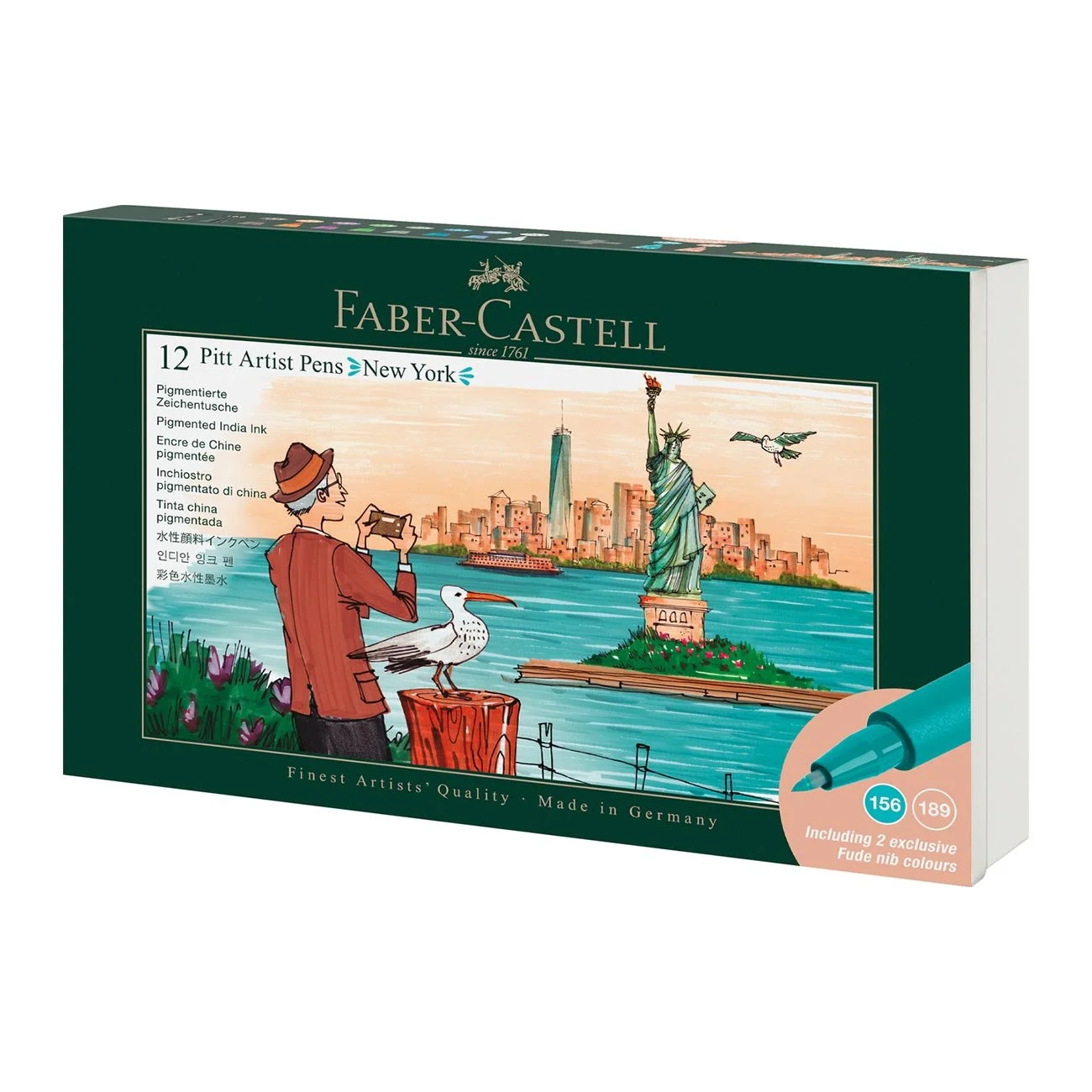 Markers Faber-Castell Pitt Artist – New York, set of 12