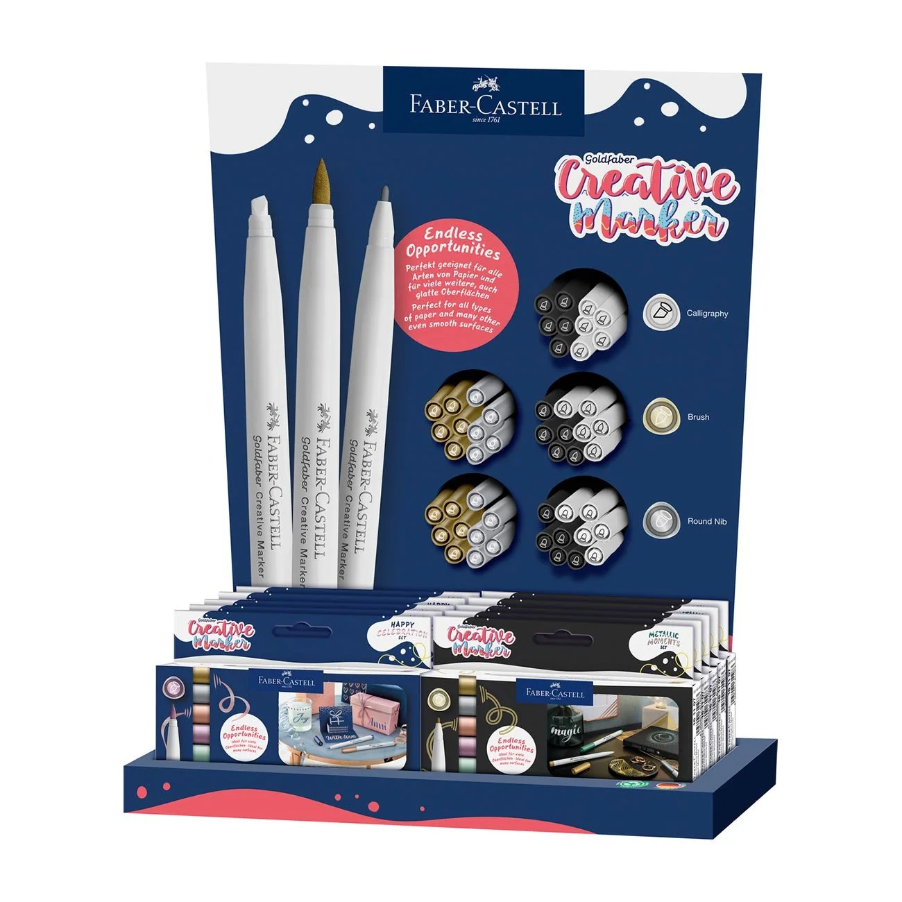 Faber-Castell Marker Creative Festive, assorted, 50 pieces