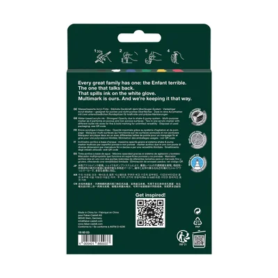 Faber-Castell Акрилен маркер Multimark Basic, 6 цвята