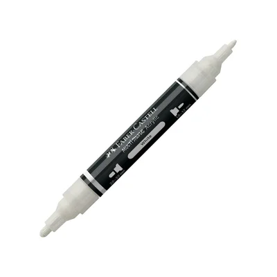Acrylic marker Faber-Castell Multimark, No. 101, white