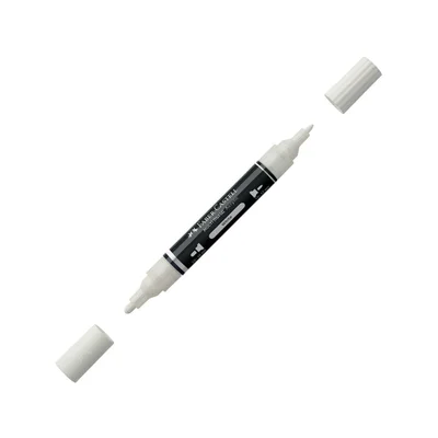 Acrylic marker Faber-Castell Multimark, No. 101, white