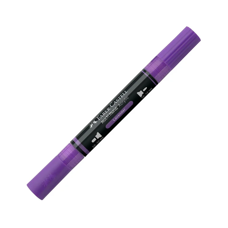 Acrylic marker Faber-Castell Multimark, No. 136, lavender