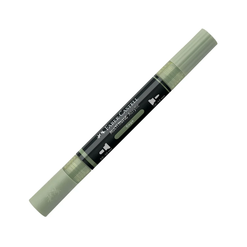 Acrylic marker Faber-Castell Multimark, No. 172, grey-green